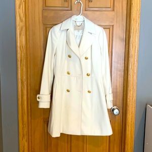 Banana Republic Coat Peacoat Off White